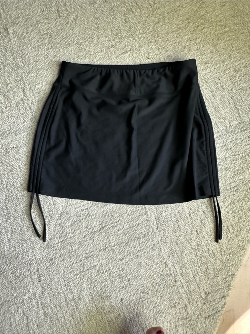Black Swim Skirt Cover Up, Medium